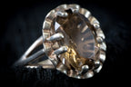 Smokey quartz ring (2) detail photograph