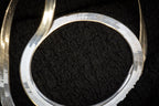 Thick strand herringbone necklace detail photograph
