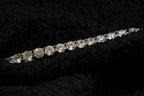 925 CZ tennis bracelet detail photograph