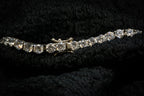 925 CZ tennis bracelet detail photograph